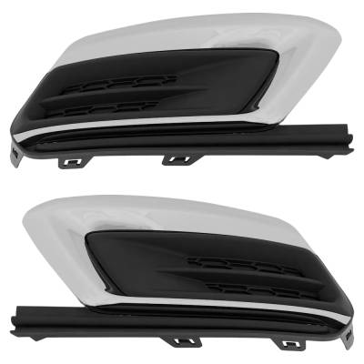 Rareelectrical - New Front Left And Front Right Fog Light Cover Compatible With Chevrolet Cruze Limited Lt 4 Cyl 1.4L