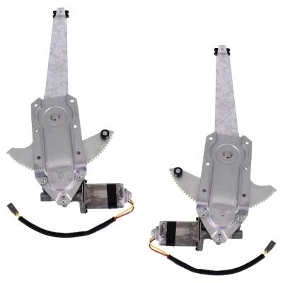 Rareelectrical - New Front Left And Front Right Window Regulator Compatible With Ford F-350 Xlt Lariat 8 Cyl 7.3L