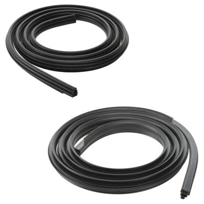 Rareelectrical - New Front Left And Front Right Glass Seal Compatible With Ford Lincoln F-150 Limited F-150 Xlt