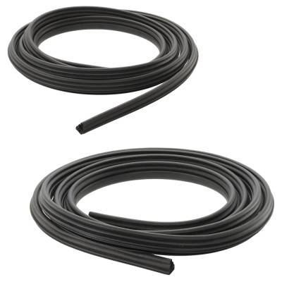 Rareelectrical - New Front Left And Front Right Glass Seal Compatible With Ford F-150 Xl F-150 Harley-Davidson