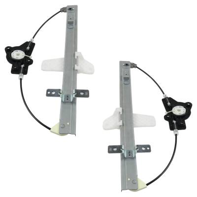 Rareelectrical - New Rear Left And Rear Right Window Regulator Compatible With Nissan Maxima Sl Maxima Se 2004-2008