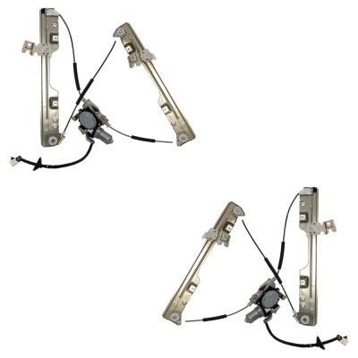 Rareelectrical - New Front Left And Front Right Window Regulator Compatible With Nissan Murano S 6 Cyl 3.5L Murano Sl