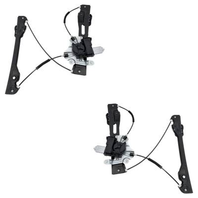 Rareelectrical - New Front Left And Front Right Window Regulator Compatible With Chevrolet Malibu Ltz 4 Cyl 2.5L