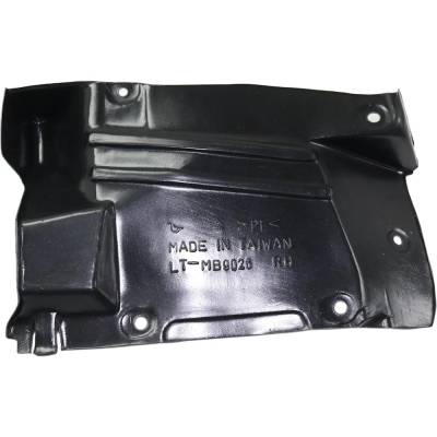 Rareelectrical - Inner Fender Splash Shield Compatible With 2014-2024 Mitsubishi Eclipse Outlander Right Passenger