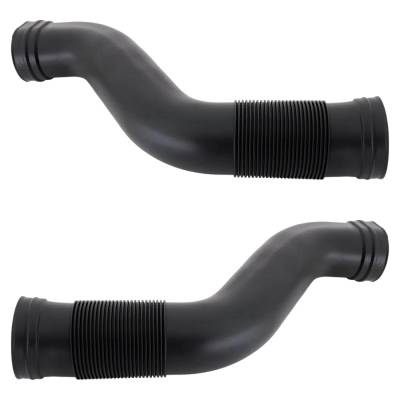 Rareelectrical - New Pair Of Air Intake Hose Compatible With Mercedes Benz Ml350 4Matic 6 Cyl 3.5L Ml550 Base 8 Cyl