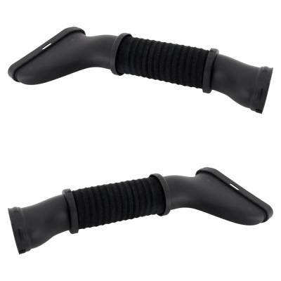Rareelectrical - New Pair Of Air Intake Hose Compatible With Mercedes Benz Gl550 4Matic 8 Cyl 4.7L Gl450 Base 8 Cyl