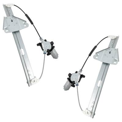 Rareelectrical - Rear Left And Rear Right Window Regulator Compatible With Acura Tsx Base 2004-2008 By 72750Sea003
