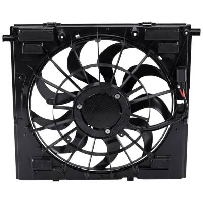 Rareelectrical - New Single Cooling Fan Assembly Compatible With Bmw X3 Xdrive30i 4 Cyl 2.0L X3 Sdrive30i 4 Cyl 2.0L