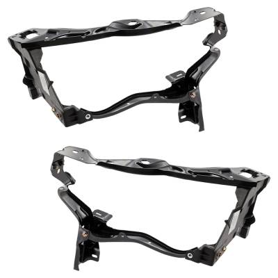 Rareelectrical - New Pair Of Headlight Bracket Compatible With Mercedes Benz E400 4Matic E550 4Matic 2014-2016 By