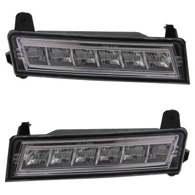 Rareelectrical - New Pair Of Driving Light Compatible With Mercedes Benz Glk350 Base 6 Cyl 3.5L Glk350 4Matic 6 Cyl