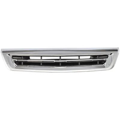 Rareelectrical - New Chrome Hood Scoop Compatible With Chevrolet Silverado 3500 Hd Lt 8 Cyl 6.6L Silverado 2500 Hd