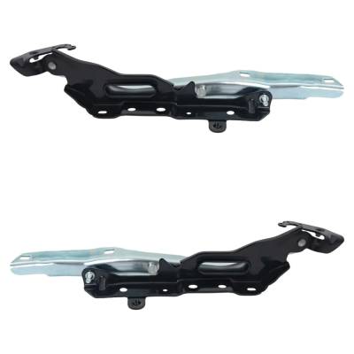 Rareelectrical - New Pair Of Hood Hinge Compatible With Ford F-350 Super Duty Lariat 8 Cyl 7.3L F-250 Super Duty Xl 8