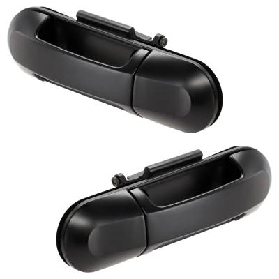 Rareelectrical - Set Of 2 Rear Exterior Door Handle Compatible With 2002-2010 Ford Explorer Mercury Mountaineer