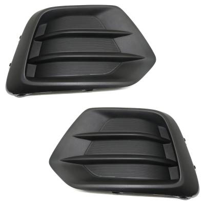 Rareelectrical - New Front Left And Front Right Fog Light Cover Compatible With Chevrolet Trax Ls 4 Cyl 1.4L Trax