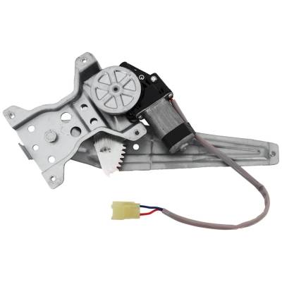 Rareelectrical - Left Rear Window Regulator With Motor Compatible With Toyota Yaris Base Yaris S 2007-2012 By