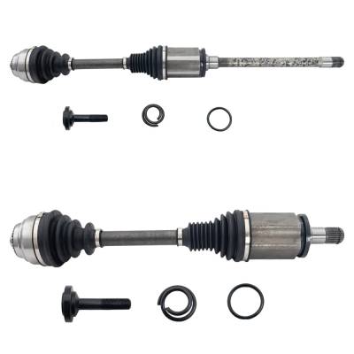 Rareelectrical - Front Left And Front Right Axle Assembly Compatible With Bmw 528I Xdrive Base 4 Cyl 2.0L 535I Xdrive