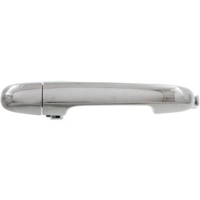Rareelectrical - Left Front Or Rear Exterior Door Handle Compatible With 2007-2012 Hyundai Elantra Chrome Without Key