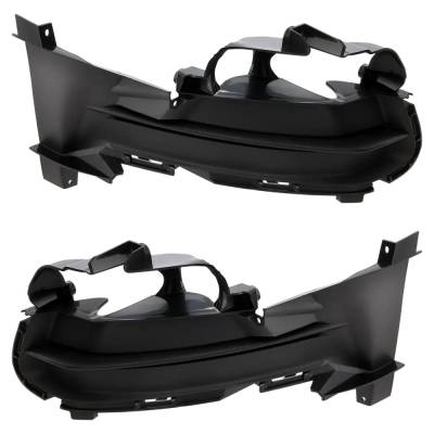 Rareelectrical - New Front Left And Front Right Fog Light Cover Compatible With Ford Mustang Ecoboost Premium Mustang