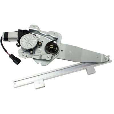 Rareelectrical - New Left Rear Window Regulator With Motor Compatible With Saturn Sw1 Base Sl1 Base Sw2 Base Sl Base