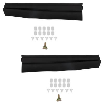 Rareelectrical - New Front Right And Front Left Door Molding And Beltlines Compatible With Toyota Highlander Hybrid