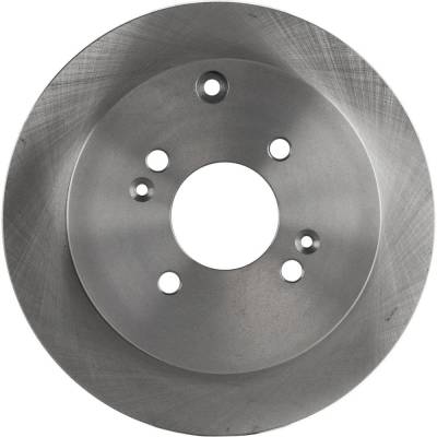 Rareelectrical - New Solid Brake Disc Compatible With Hyundai Kia Accent Se 4 Cyl 1.6L Rio5 Sx 4 Cyl 1.6L Accent Gls