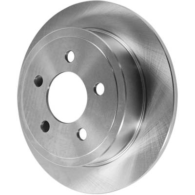 Rareelectrical - New Solid Brake Disc Compatible With Jeep Wrangler Se 4 Cyl 2.4L Liberty Rocky Mountain Edition 6