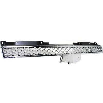 Rareelectrical - New Polished Grille Assembly Compatible With Chevrolet Tahoe Ls 8 Cyl 4.8L Avalanche Ls 8 Cyl 5.3L