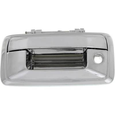 Rareelectrical - New Chrome Tailgate Handle Compatible With Chevrolet Gmc Sierra 2500 Hd Base 8 Cyl 6.0L Sierra 3500
