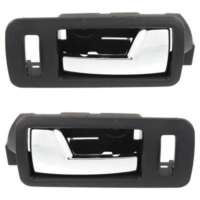 Rareelectrical - Front Left And Right Interior Door Handle Compatible With 2005-2014 Ford Mustang Chrome Lever With