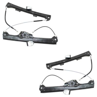 Rareelectrical - New Front Left And Front Right Window Regulator Compatible With Bmw 535I Base 6 Cyl 3.0L 525I Base 6