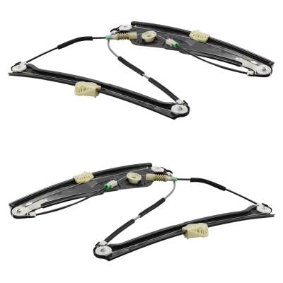 Rareelectrical - New Front Left And Front Right Window Regulator Compatible With Bmw 760Li Base 12 Cyl 6.0L 745Li