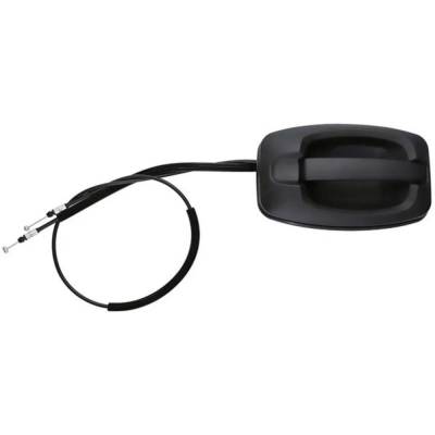 Rareelectrical - Left Front Exterior Door Handle Compatible With 2014-2018 Ram Promaster Matte Black Without Key Hole