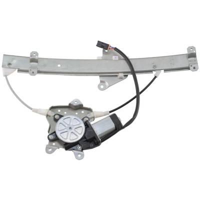 Rareelectrical - New Left Rear Window Regulator With Motor Compatible With Nissan Maxima Gxe 6 Cyl 3.0L Maxima Se 6