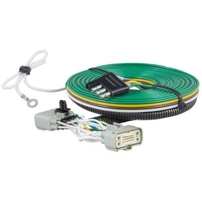 Rareelectrical - New 4-Way Flat Trailer Wire Connector Compatible With Ford F-150 All Submodels By Cur58970