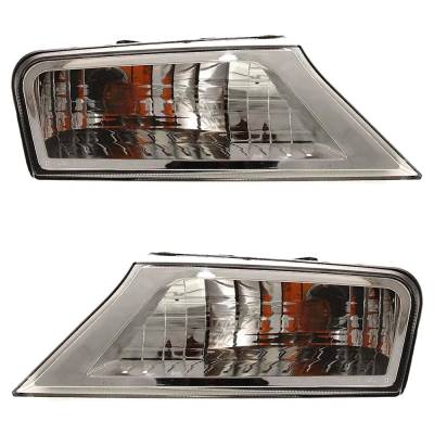 Rareelectrical - New Pair Of Parking Light Compatible With Jeep Liberty Limited Edition 6 Cyl 3.7L Liberty Sport 6
