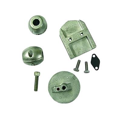 Rareelectrical - Zinc Anode Kit Compatible With Mercruiser Alpha Sterndrive Saltwater Galvanic Protection Marine
