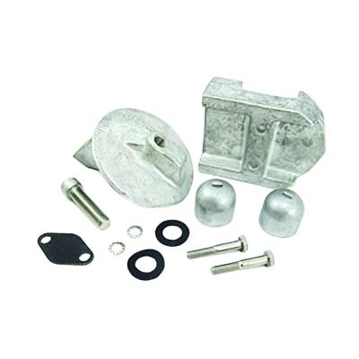 Rareelectrical - Aluminum Anode Kit Compatible With Mercruiser Alpha Sterndrive Saltwater/Brackish Galvanic