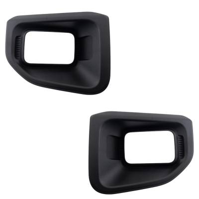 Rareelectrical - New Front Left And Front Right Fog Light Trim Compatible With Ford F-350 Super Duty Xl 8 Cyl 6.7L