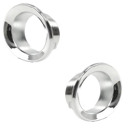 Rareelectrical - New Front Left And Front Right Fog Light Trim Compatible With Mini Cooper Base 4 Cyl 1.6L 2005-2008