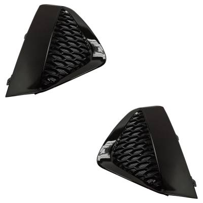 Rareelectrical - New Front Left And Front Right Fog Light Cover Compatible With Nissan Murano Midnight Edition 6 Cyl