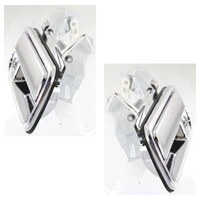 Rareelectrical - Front Driver And Passenger Side Exterior Door Handle Compatible With 1989-1995 Toyota Pickup Toyota