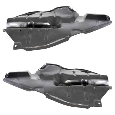 Rareelectrical - Lower Engine Cover Compatible With 2009-2016 Toyota Venza 2.7L 4-Cyl 3.5L V6 Left And Right
