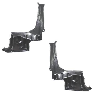 Rareelectrical - Engine Under Cover Compatible With 2002-2006 Mazda Mpv Left And Right 3.0L V6 Bolt-On OEM Ld4756321