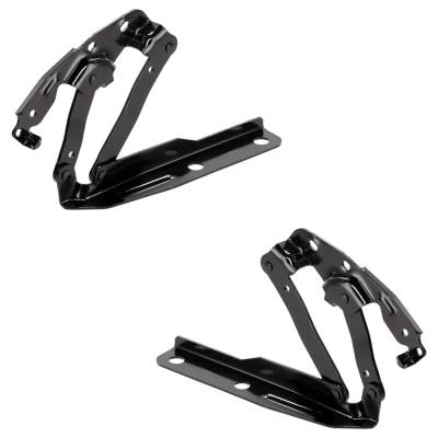 Rareelectrical - New Pair Of Hood Hinge Compatible With Chrysler Dodge Grand Caravan Sxt 6 Cyl 3.8L Grand Caravan Sxt