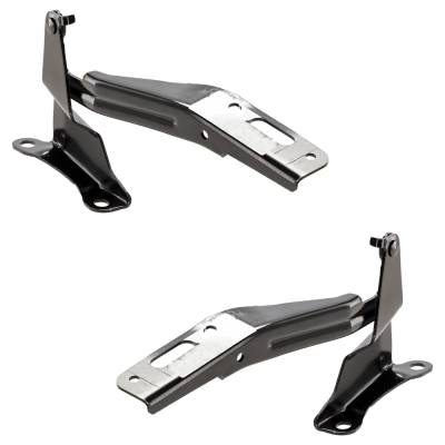 Rareelectrical - New Pair Of Hood Hinge Compatible With Honda Fit Sport Fit Ev 2009-2014 By Ho1236124 Ho1236123