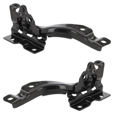 Rareelectrical - New Pair Of Hood Hinge Compatible With Kia Rio Ex Rio Sx 2012-2017 By Ki1236126 Ki1236125 791101W000