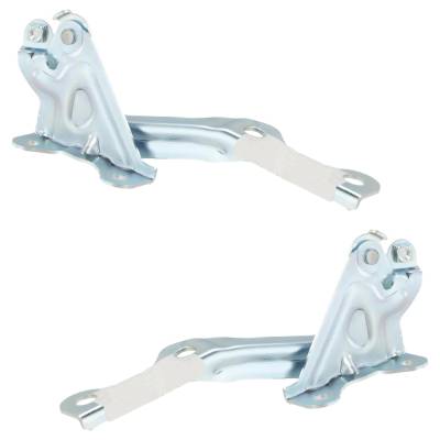 Rareelectrical - New Pair Of Hood Hinge Compatible With Chevrolet Spark Ls 4 Cyl 1.4L Spark Activ 4 Cyl 1.4L