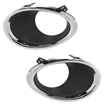 Rareelectrical - New Front Left And Front Right Fog Light Trim Compatible With Nissan Rogue Sport Sl Rogue Sport S