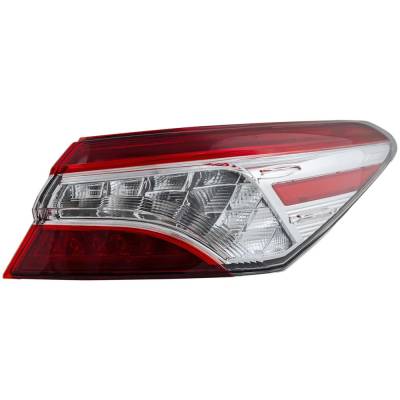 Rareelectrical - Tail Light Compatible With 2018-2020 Toyota Camry 2.5L I4 A25a-Fks A25a-Fxs Right Passenger Side Led
