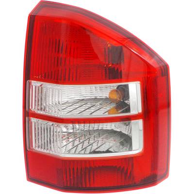 Rareelectrical - Tail Light Compatible With 2007-2010 Jeep Compass 2.0L 2.4L I4 Ecn Ed3 Right Passenger Side Halogen